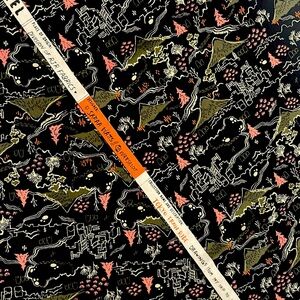 Tokyo Train Ride Countryside fabric